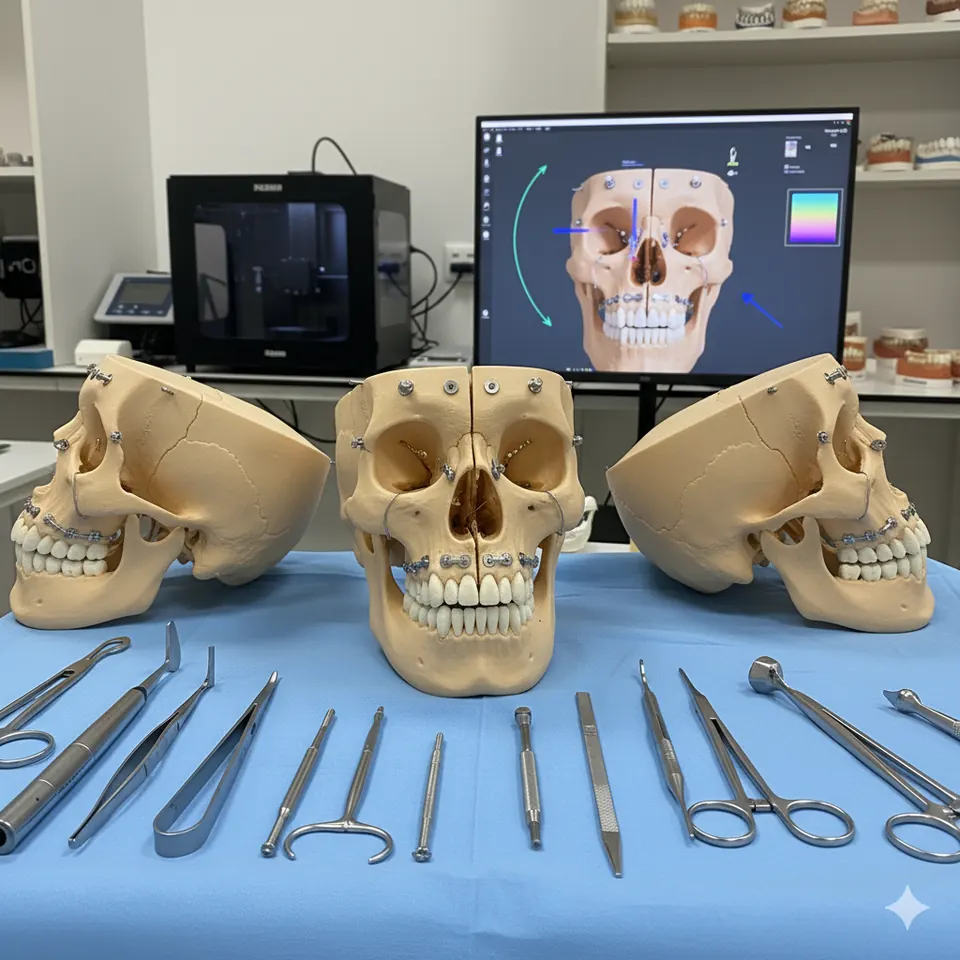 Biomodelos de cráneo impresos en 3D para planificación quirúrgica